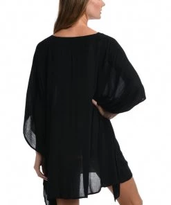 La Blanca Capri Lace Front Caftan Dress