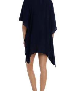 La Blanca Capri Lace Front Caftan Dress Cover Ups