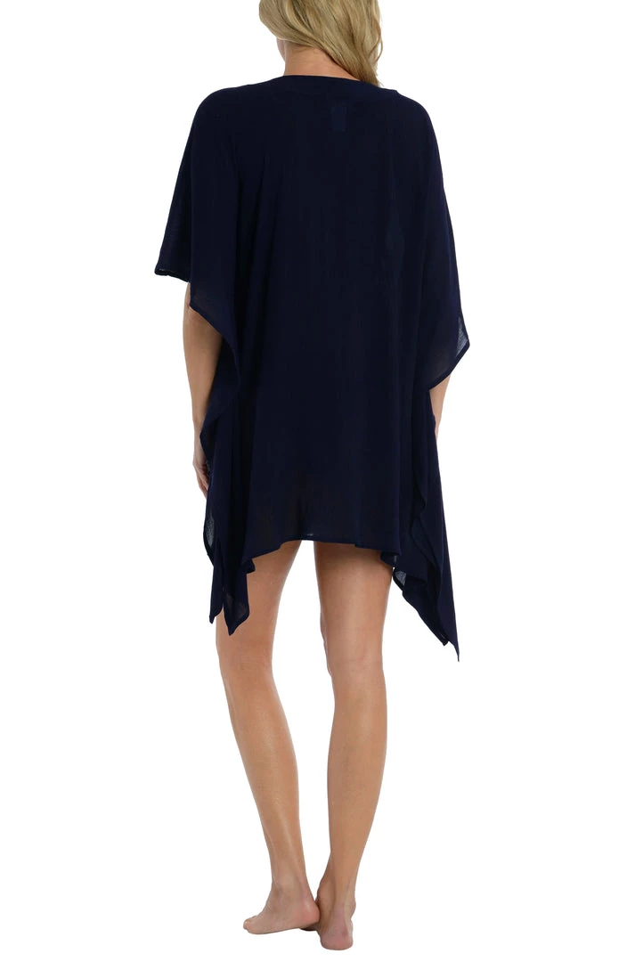 La Blanca Capri Lace Front Caftan Dress Cover Ups