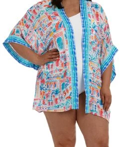 La Blanca Cover Ups Terra Italia Kimono
