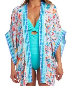 La Blanca Cover Ups Terra Italia Kimono