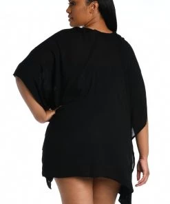 La Blanca Capri Lace Front Caftan Dress