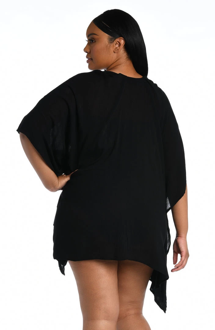 La Blanca Capri Lace Front Caftan Dress