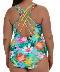 La Blanca One-Piece Tropea Breeze Multi-Strap Cross-Back One Piece