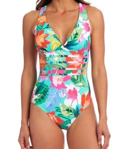 La Blanca One-Piece Tropea Breeze Multi-Strap Cross-Back One Piece