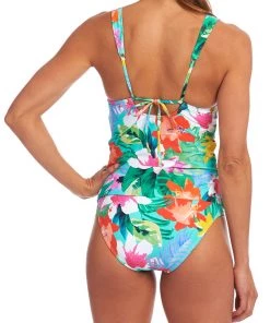 La Blanca Tropea Breeze Twist Tie Back Tankini Tops