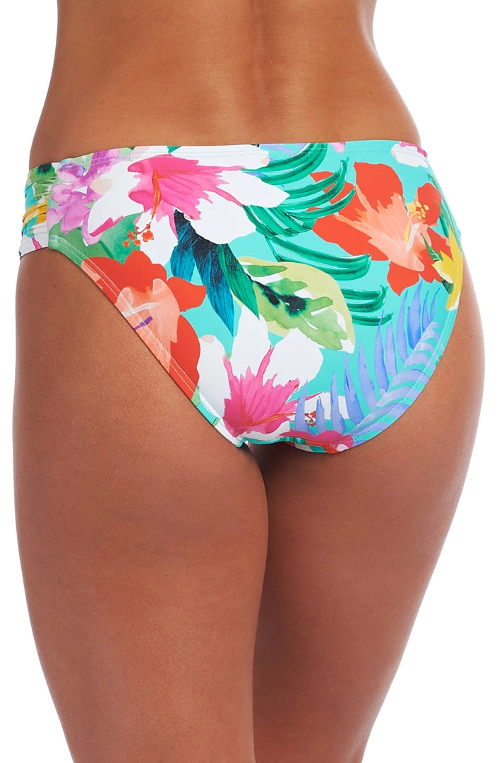 La Blanca Tropea Breeze Side Shirred Hipster Bottom