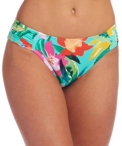 La Blanca Tropea Breeze Side Shirred Hipster Bottom