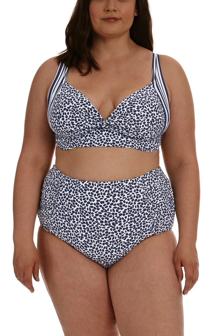 La Blanca Apulia Mix Twist Front Crossback Top Tops