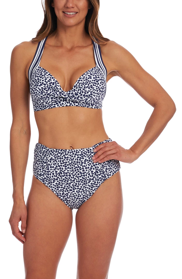 La Blanca Apulia Mix Twist Front Crossback Top Tops