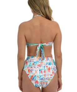 La Blanca Terra Italia Reversible Bandeau Bikini Top