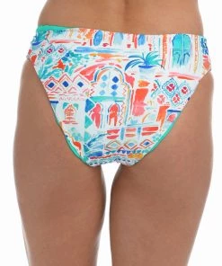 La Blanca Terra Italia Reversible Side Shirred Hipster Bottom