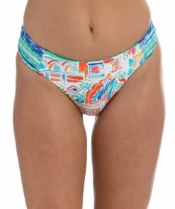 La Blanca Terra Italia Reversible Side Shirred Hipster Bottom