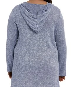 La Blanca Beach Cozy Hooded Sweater Cover-Up Tunic Cover Ups