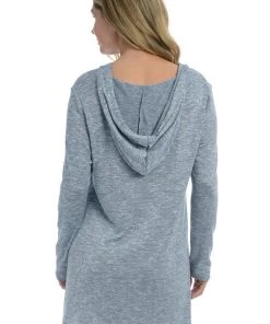 La Blanca Beach Cozy Hooded Sweater Cover-Up Tunic Cover Ups