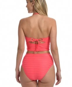 La Blanca Tops Linea Costa Bandeau Midkini Top