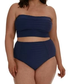 La Blanca Linea Costa Bandeau Midkini Top