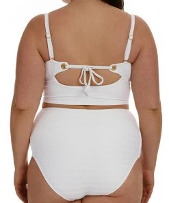 La Blanca Linea Costa Bandeau Midkini Top Tops