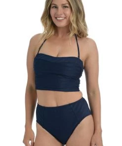 La Blanca Linea Costa Bandeau Midkini Top