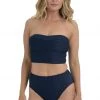La Blanca Linea Costa Bandeau Midkini Top