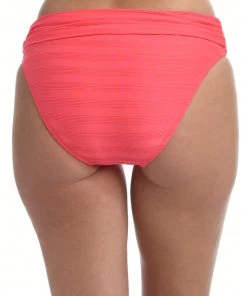 La Blanca Bottoms Linea Costa Shirred Band Hipster Bottom