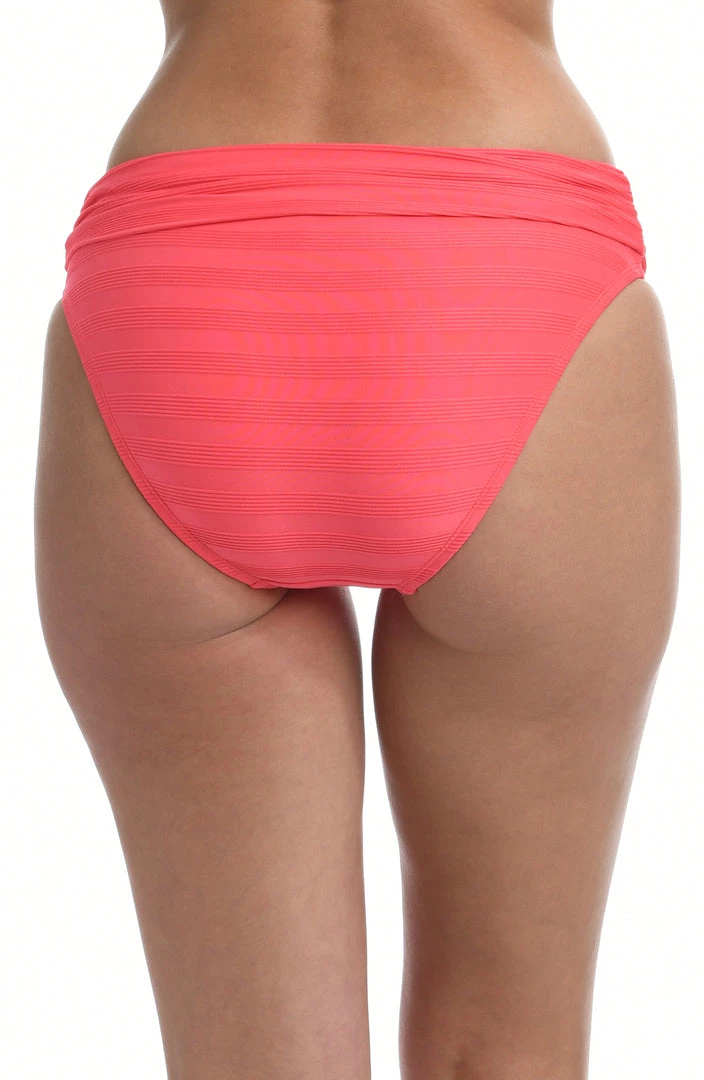 La Blanca Bottoms Linea Costa Shirred Band Hipster Bottom