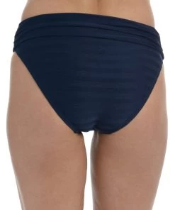 La Blanca Linea Costa Shirred Band Hipster Bottom Bottoms