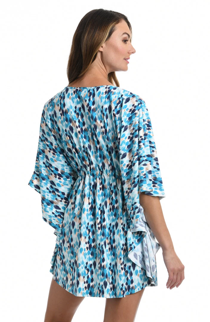 La Blanca Cover Ups Seaglass Shores V-Neck Caftan