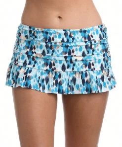 La Blanca Bottoms Seaglass Shores Ruffle Skirted Bottom