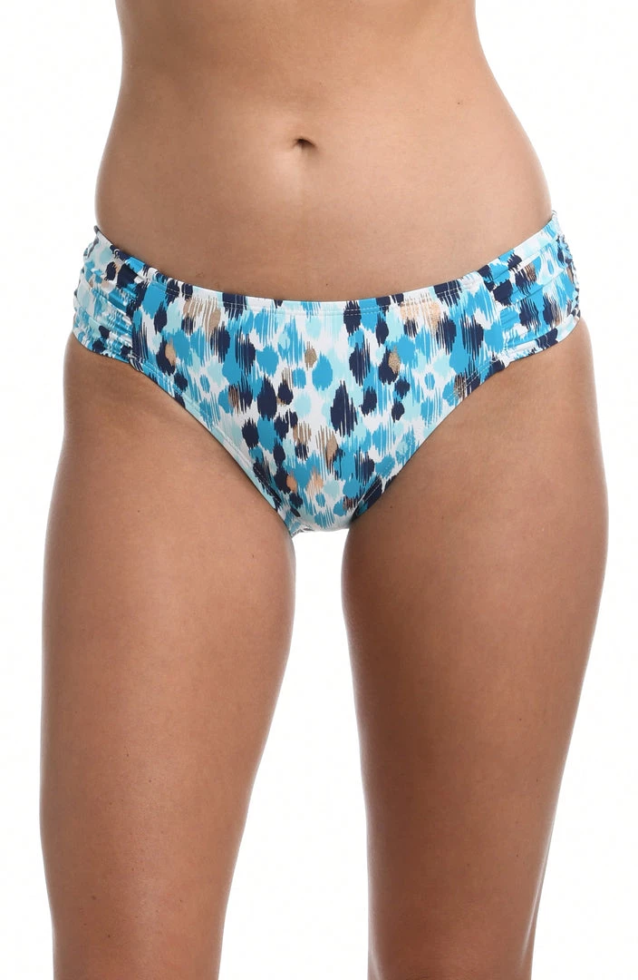 La Blanca Bottoms Seaglass Shores Side Shirred Hipster Bottom