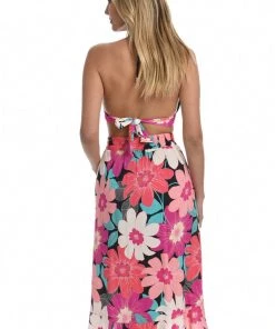 La Blanca In Full Bloom Midi Skirt