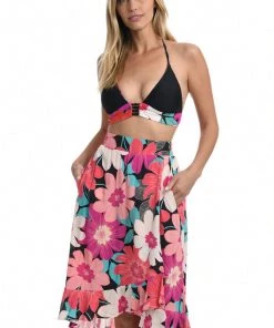 La Blanca In Full Bloom Midi Skirt