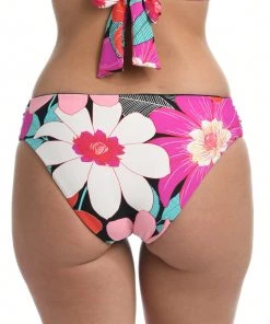 La Blanca In Full Bloom Reversible Side Shirred Hipster Bottom Bottoms
