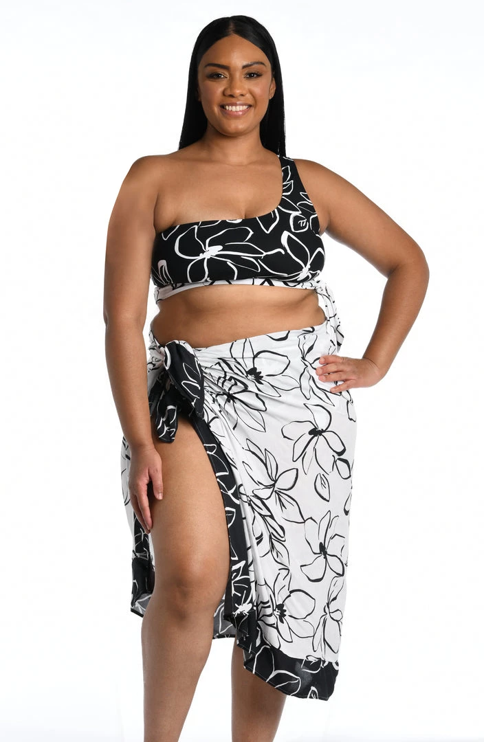 La Blanca Cover Ups Moonlit Silhouette Pareo Wrap