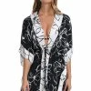 La Blanca Cover Ups Moonlit Silhouette Kimono