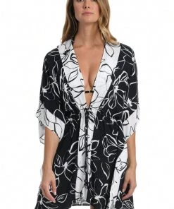 La Blanca Cover Ups Moonlit Silhouette Kimono