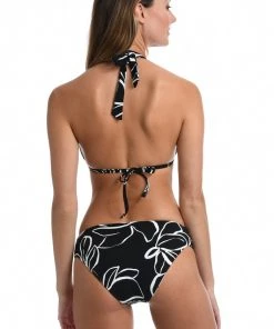 La Blanca Tops Moonlit Silhouette Reversible Halter Triangle Top