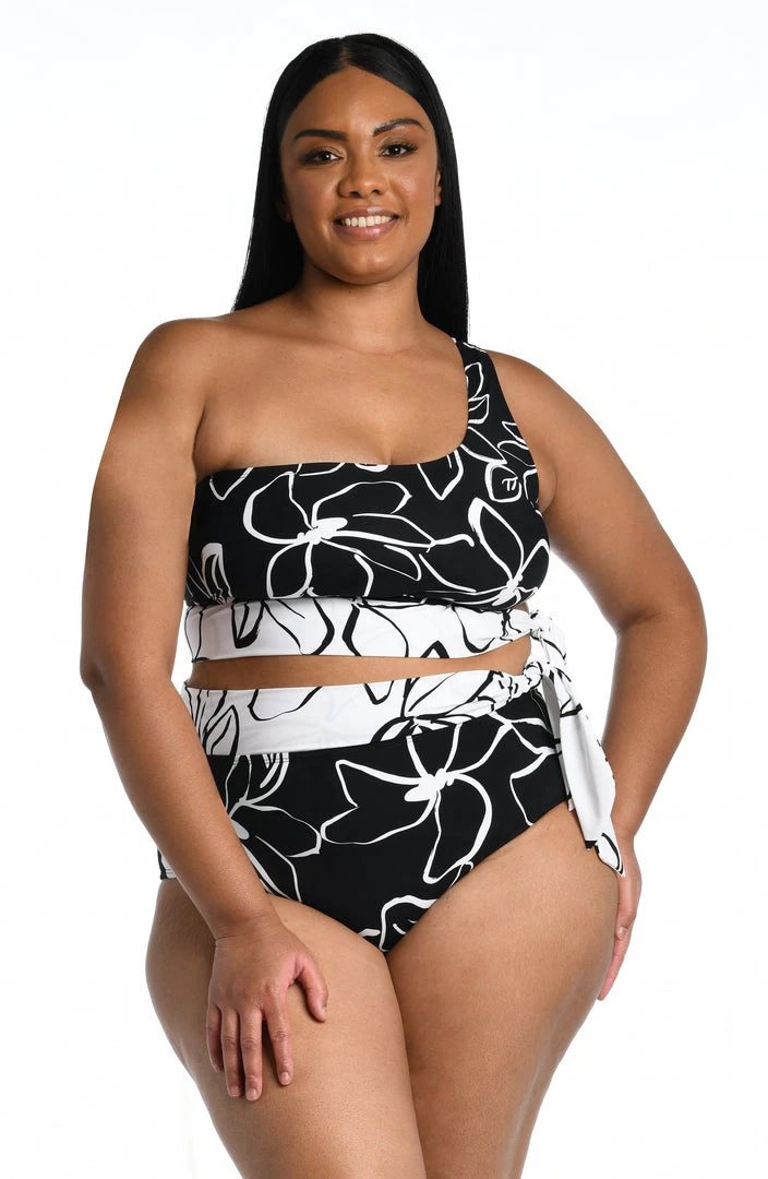 La Blanca Bottoms Moonlit Silhouette Convertible High Waist Bottom