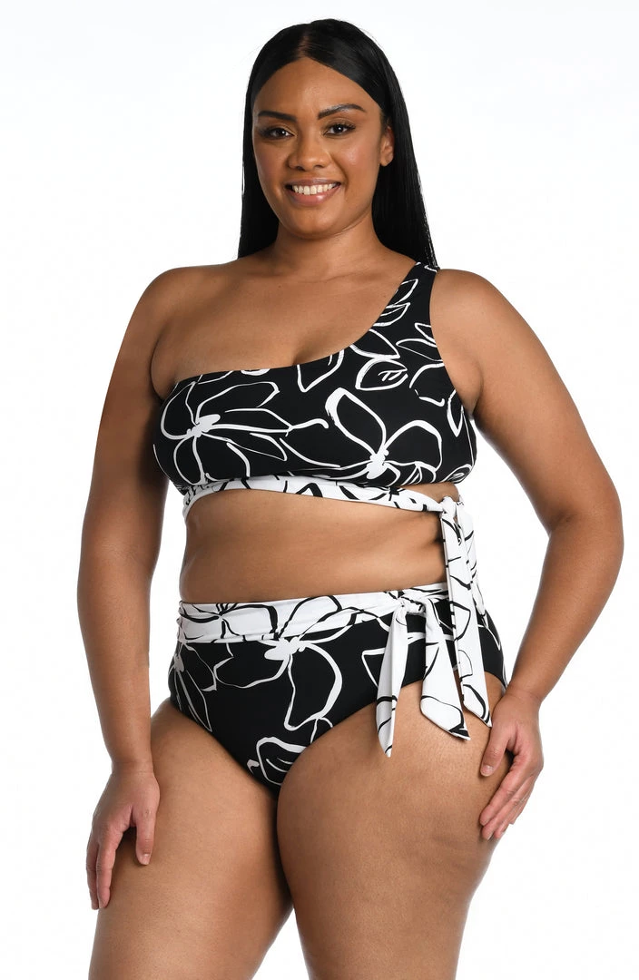 La Blanca Bottoms Moonlit Silhouette Convertible High Waist Bottom