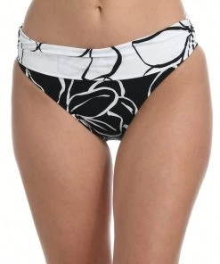 La Blanca Bottoms Moonlit Silhouette Shirred Band Hipster Bottom