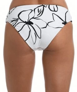 La Blanca Bottoms Moonlit Silhouette Reversible Side Shirred Hipster Bottom