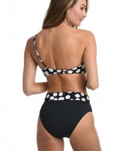 La Blanca Mod For Dot One Shoulder Top