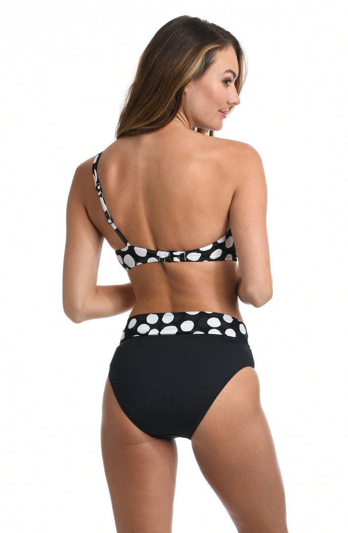 La Blanca Mod For Dot One Shoulder Top