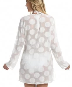 La Blanca Mod For Dot V-Neck Tunic