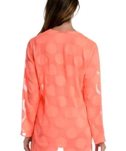 La Blanca Mod For Dot V-Neck Tunic