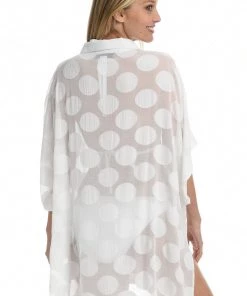 La Blanca Mod For Dot Convertible Shirt Dress Cover Ups