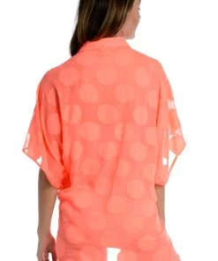 La Blanca Mod For Dot Convertible Shirt Dress