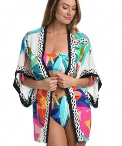 La Blanca Cover Ups Eclectic Shore Kimono