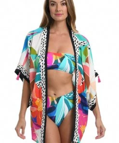 La Blanca Cover Ups Eclectic Shore Kimono