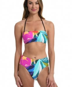 La Blanca Eclectic Shore Bandeau Bikini Top Tops